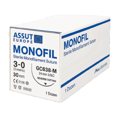 2-0 MONOFIL Synthetic Monofilament Suture – 70 cm | FU246F